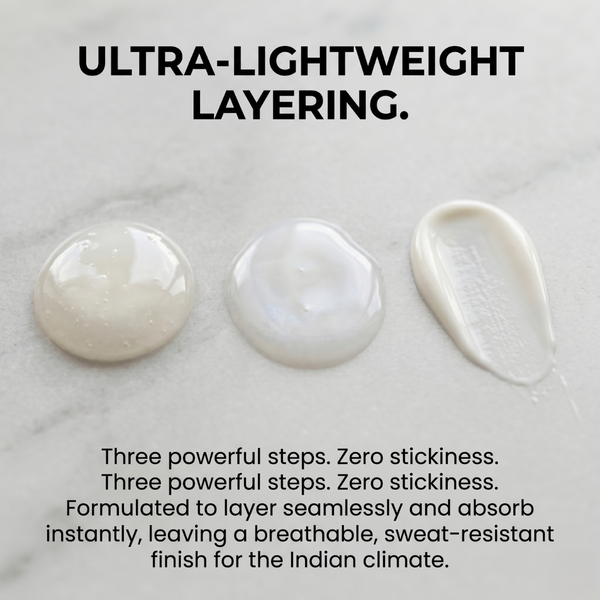 The AM Defence System | cleanser+serum+sunscreen